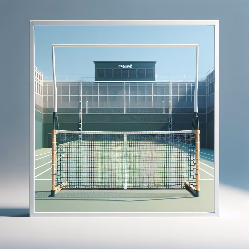 The Baseline ProGear CourtMaster Tennis Net is designed for durability and ease of setup, perfect for home or club use.
