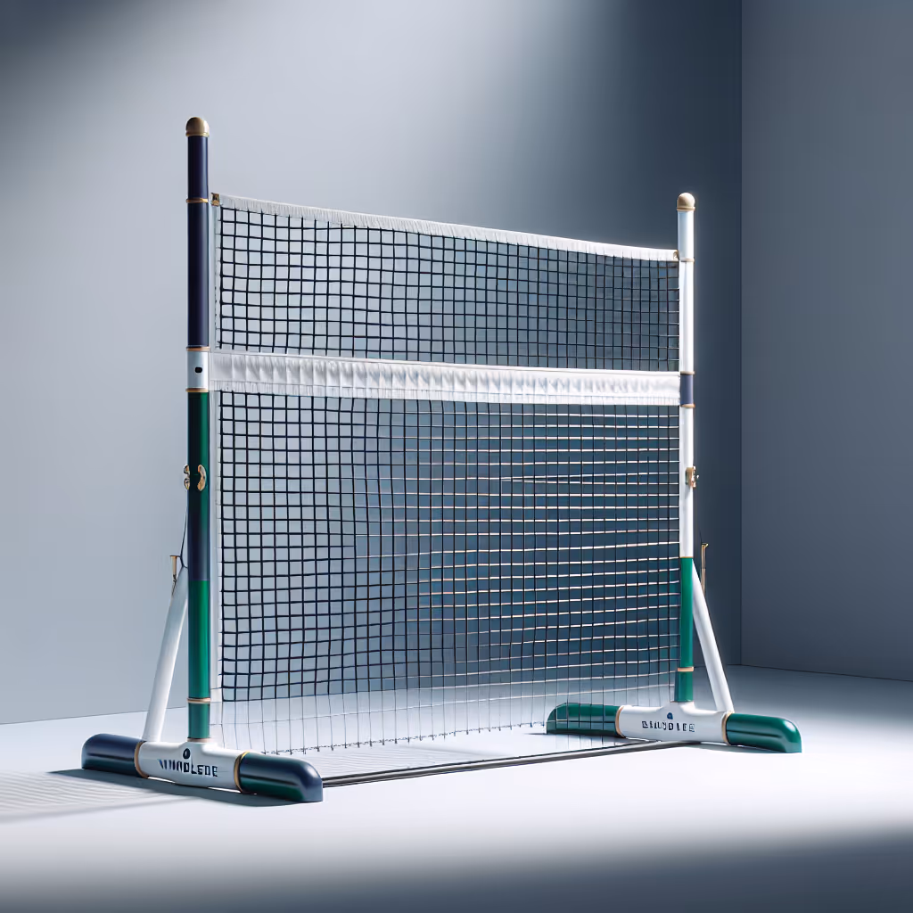 Elevate your backyard practice with the Baseline SteadyServe Net System, a versatile and portable tennis net perfect for budding athletes and hobbyists.