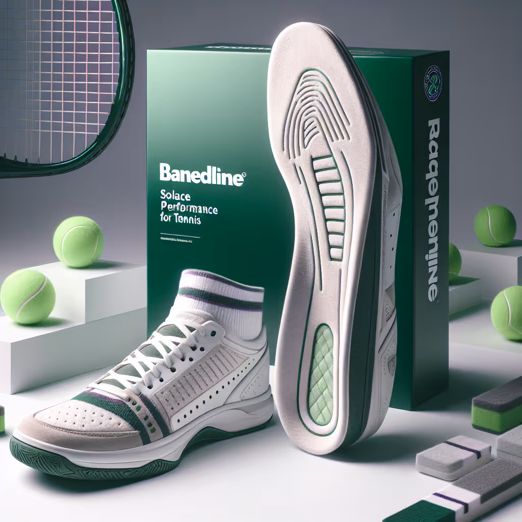 Enhance your gameplay with the Baseline Solace Performance Insoles, designed to maximize comfort and support during intense tennis matches.