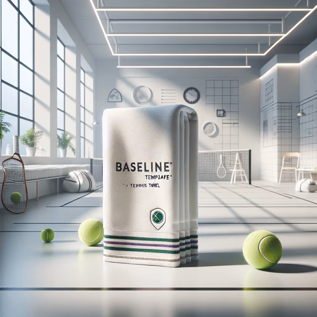 The Baseline TempSafe Pro Tennis Towel is designed with moisture-wicking technology, ensuring players stay cool and dry during intense matches. Its compact, lightweight form makes it easy to carry along to every game.