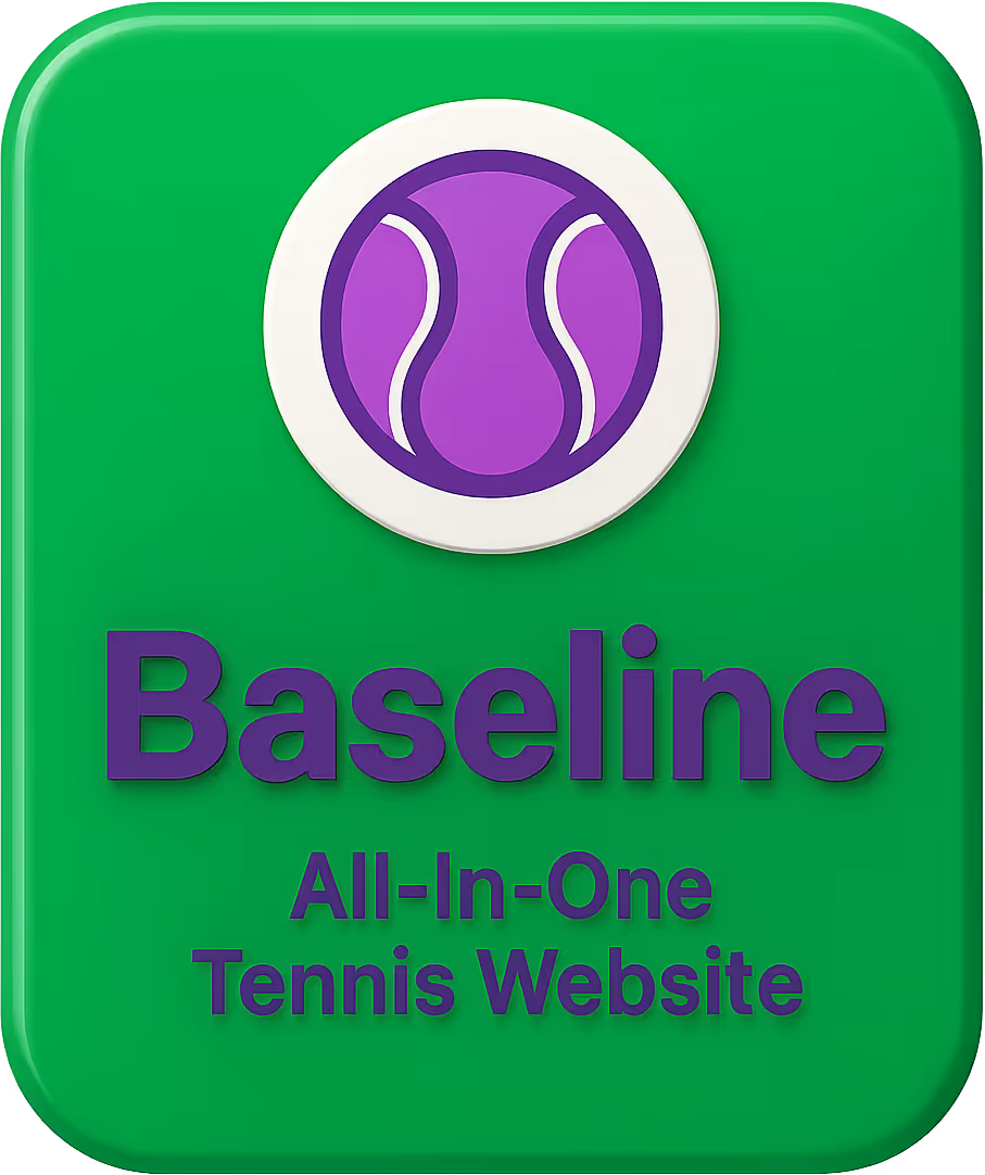 Introducing **Baseline**, your turnkey ecommerce solution designed specifically for tennis aficionados seeking a blend of modernity and Wimbledon-inspired elegance. This fully built, mobile-ready store requires no setup to start selling and caters seamlessly to tennis enthusiasts, amateur players, parents of junior athletes, and club-level weekend players. Baseline stands out with its minimalist, professional aesthetic characterized by crisp whites and deep greens, complemented by dark purples and court-line accents. Explore a curated selection of tennis essentials, including the sleek 