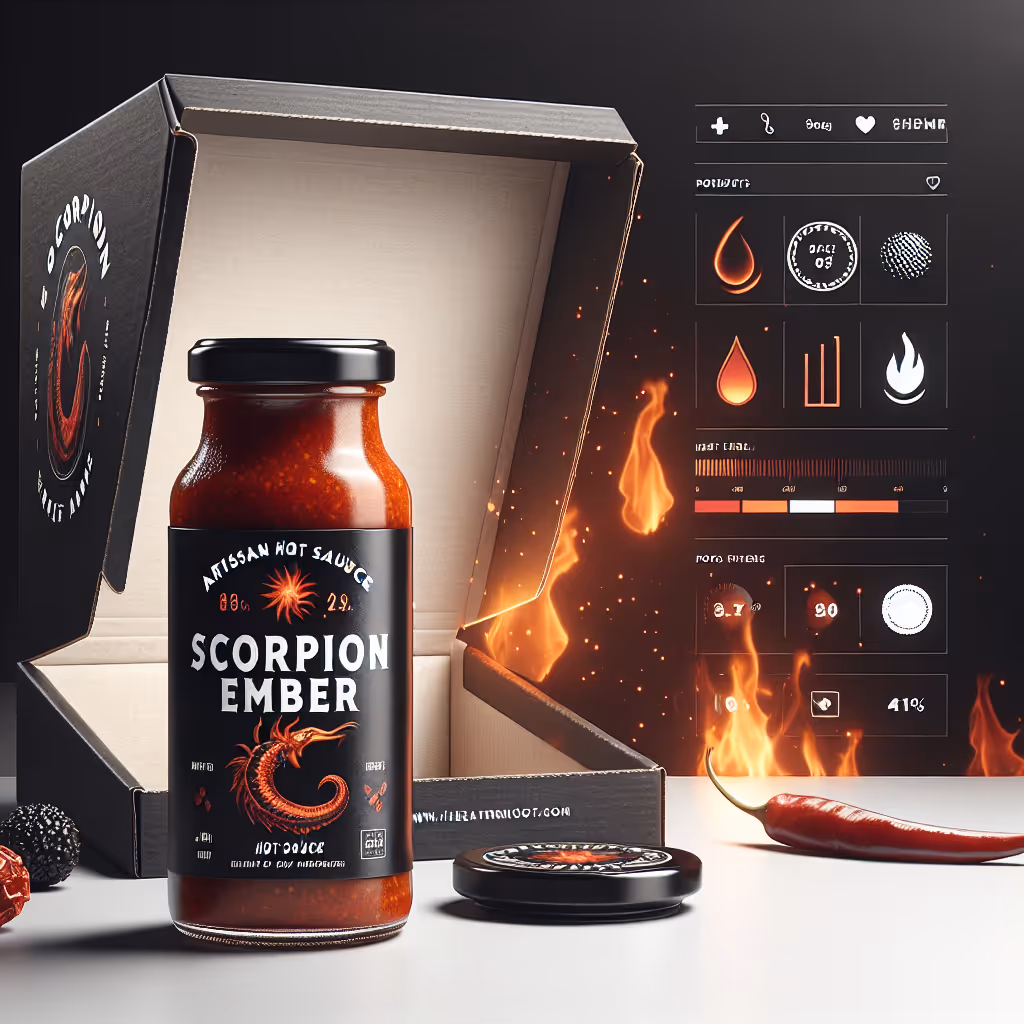 Ignite your culinary creations with the 'Scorpion Ember' chili paste. Perfect for heat lovers, this paste delivers intensity without compromising on flavor.