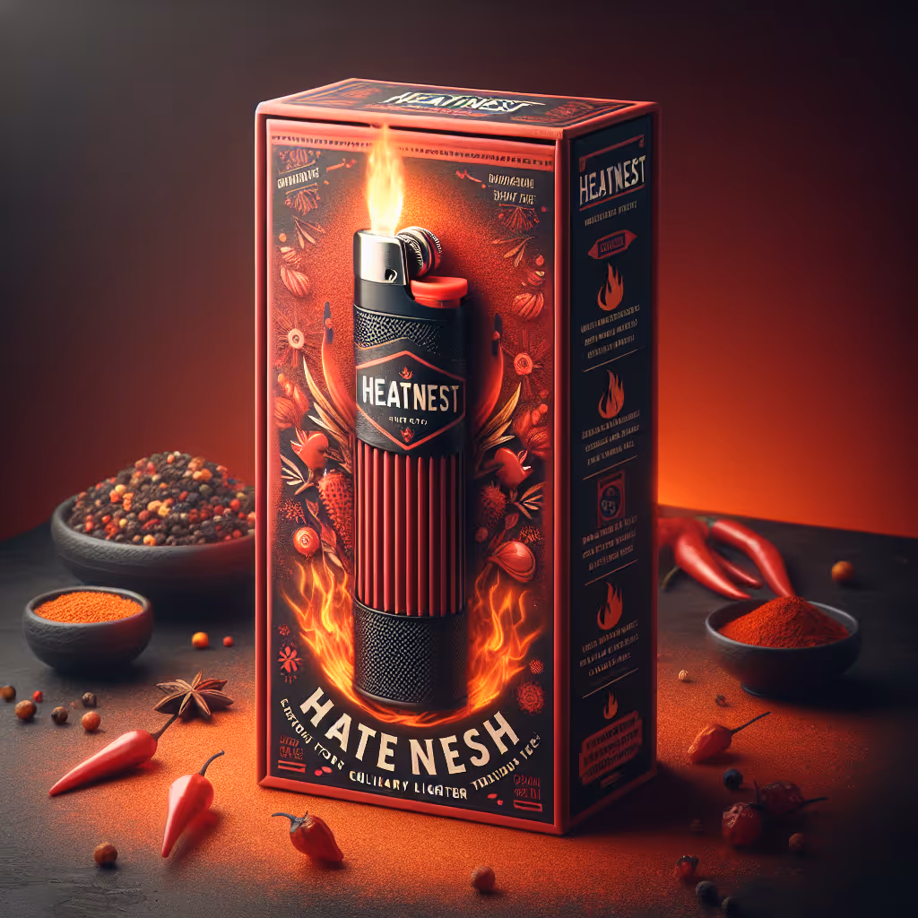 The BlazeTorch Culinary Lighter is a must-have for spice enthusiasts looking to add a fiery finishing touch to their gourmet creations.