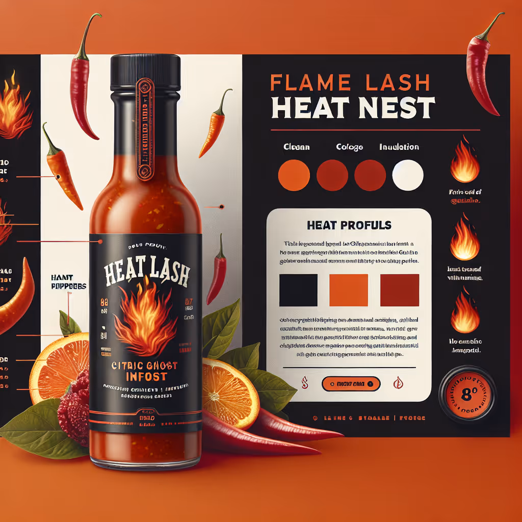 A gourmet blend of fiery ghost peppers and tangy citrus, the FlameLash Citrus Ghost Infusion adds a unique and intense heat to any dish.