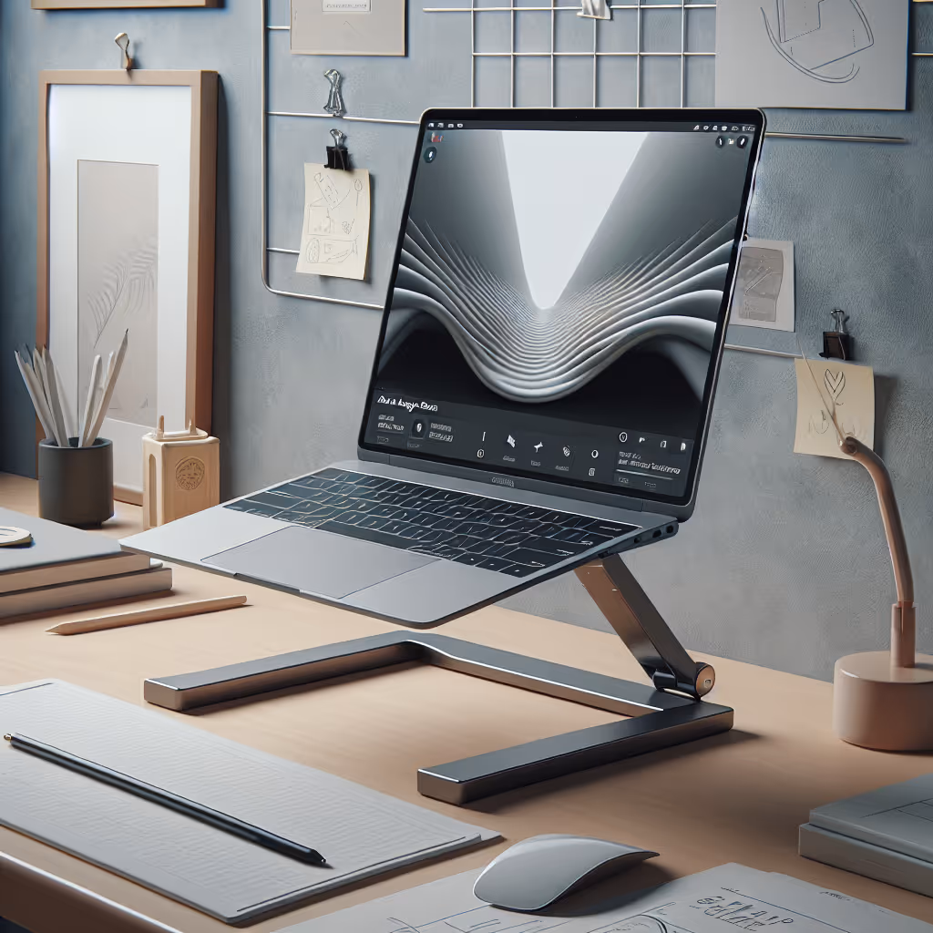 The GridMode AeroFlow Laptop Stand is an ergonomic and foldable stand that enhances air flow and comfort for your laptop work sessions.