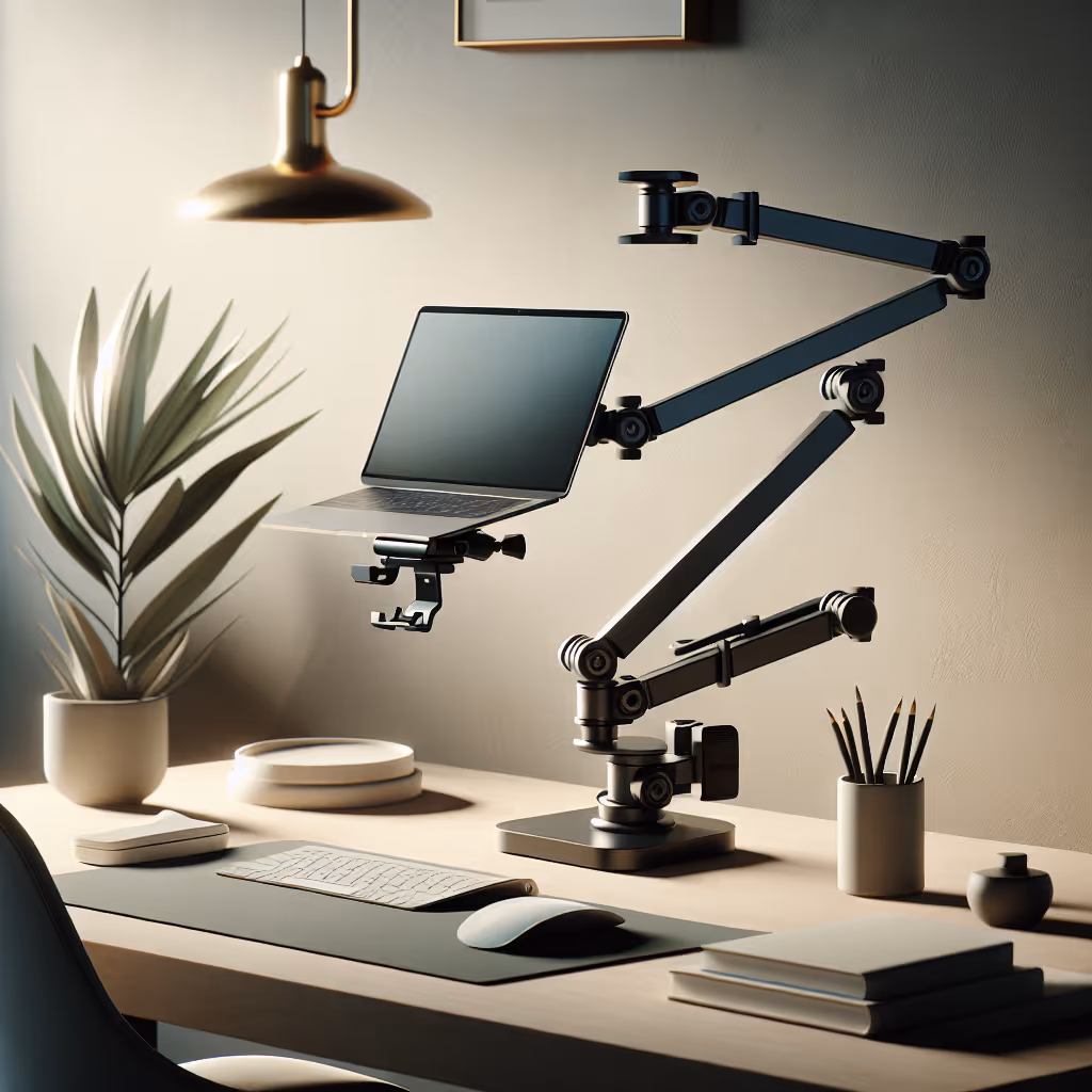 The GridMode Pivot Desk Mount is a dynamic, adjustable arm designed to secure and elevate your devices, providing ergonomic comfort and flexibility for a modern workspace.