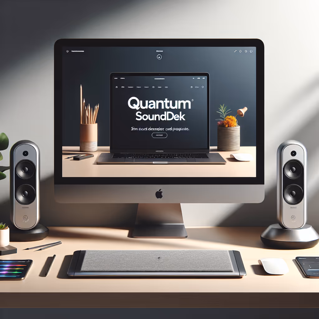 Enhance your workspace with the GridMode Quantum SoundDesk, a slim sound-dampening desk pad designed to reduce noise and improve your focus.