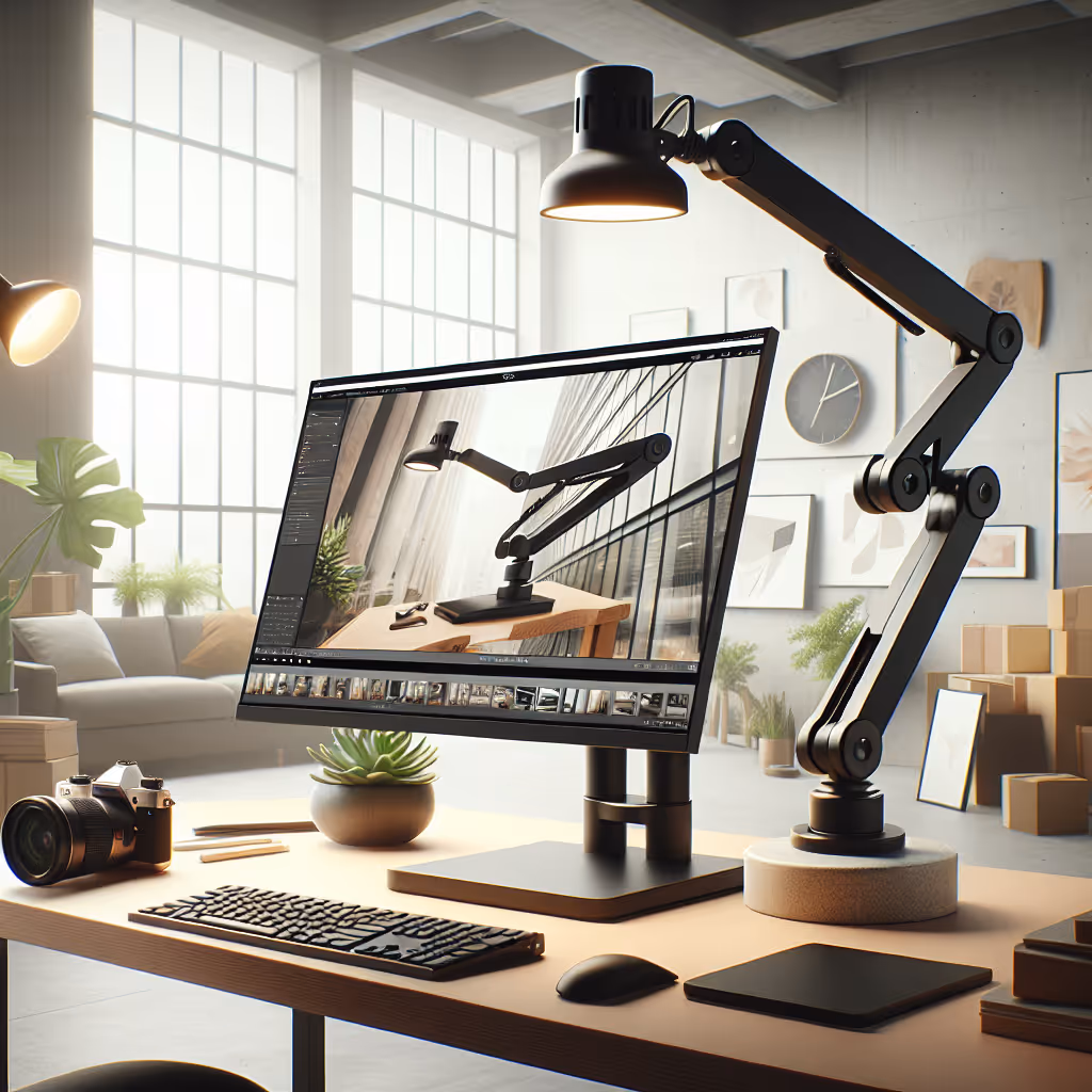 The GridMode FlexArm Desk Mount offers unparalleled flexibility and ergonomics for your workspace. Perfect for enhancing productivity, it easily adjusts to multiple positions and displays.