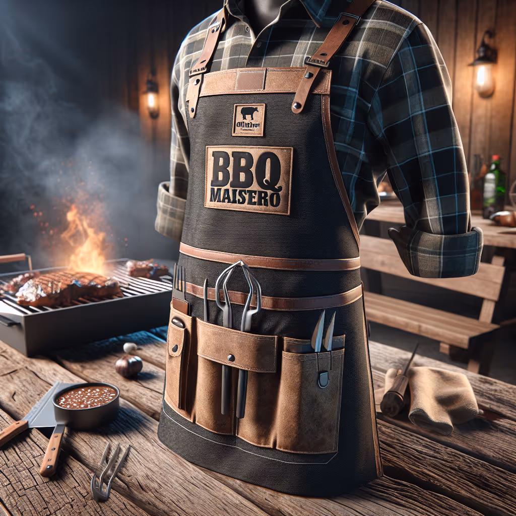 The BBQ Maestro Grill Apron is designed for grilling enthusiasts who demand style and functionality.