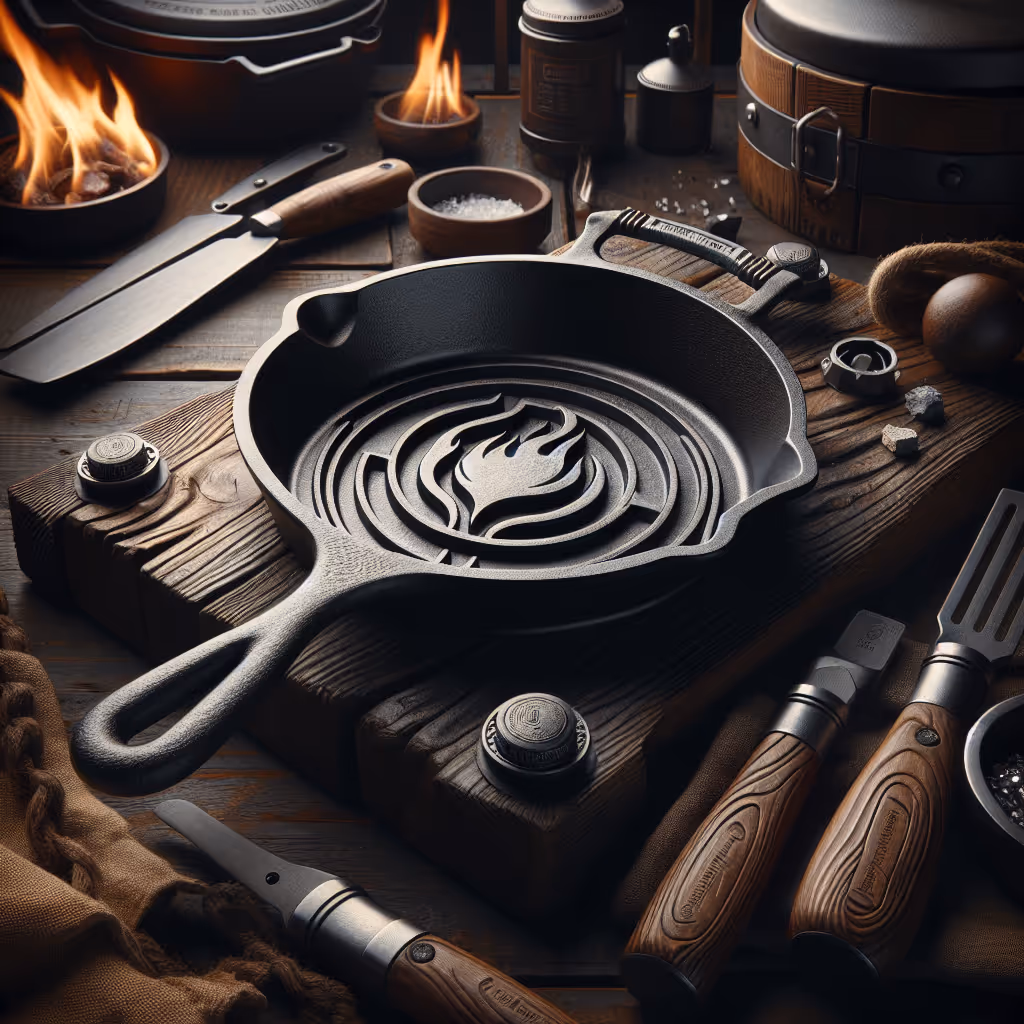 The heavy-duty FireStorm Skillet - perfect for the ultimate BBQ chef who demands quality and performance. Forged from top-grade cast iron for even heat distribution and built to last a lifetime.