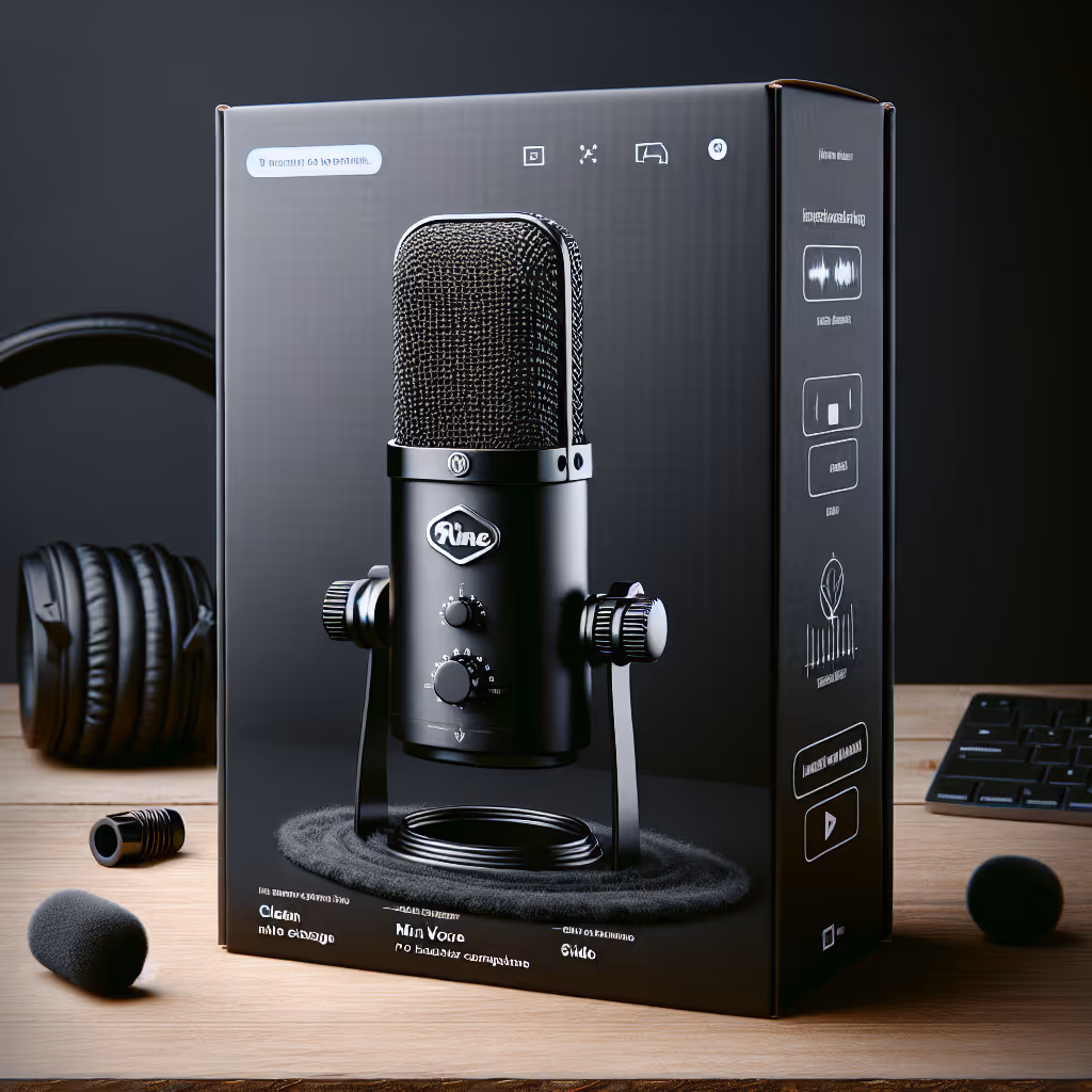 The EchoLite Pro Mini Condenser Microphone delivers crystal-clear audio, perfect for home studios and video content creators.