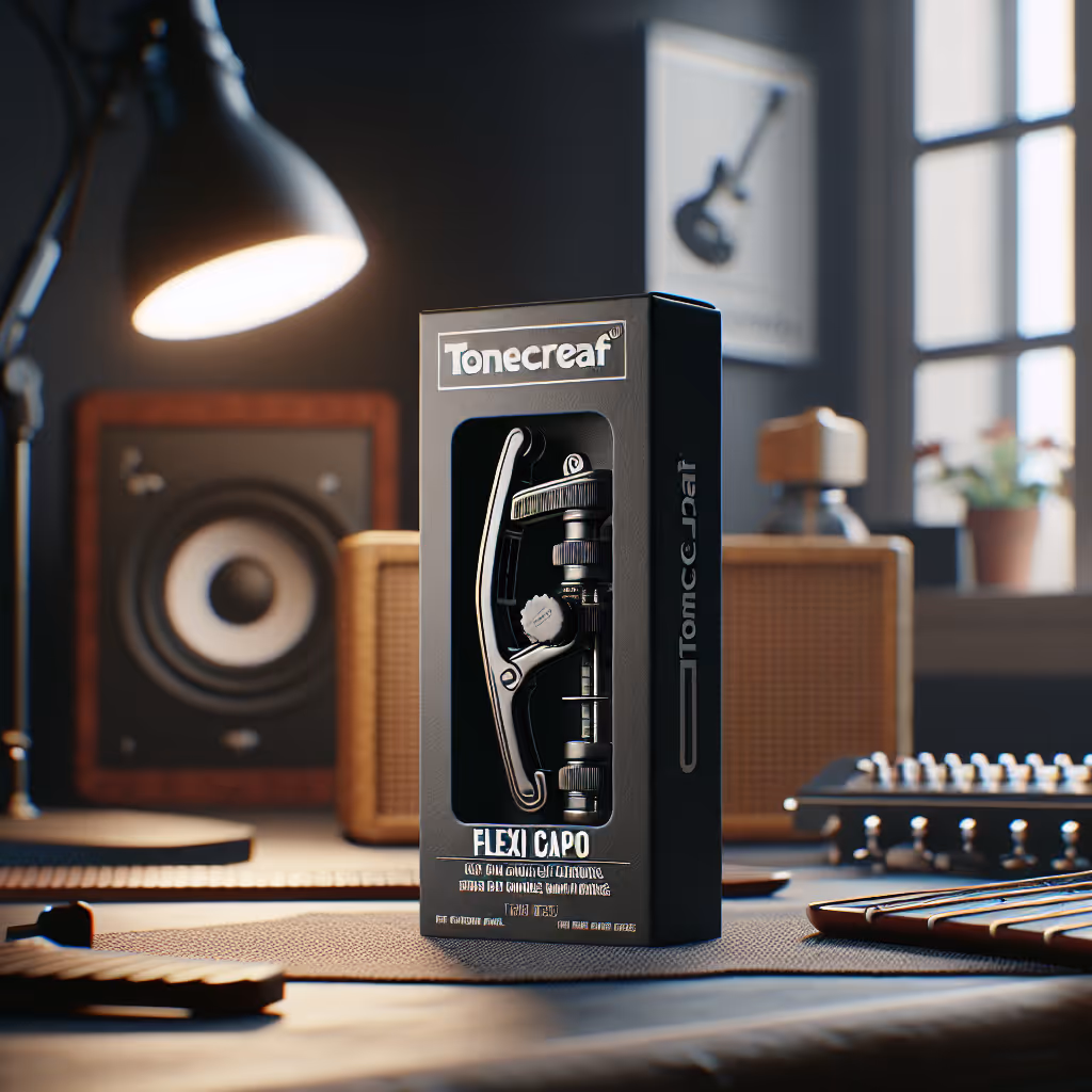 The ToneCraft FLEXI Capo is the ultimate quick-change capo for guitarists, allowing for seamless key changes during performances.