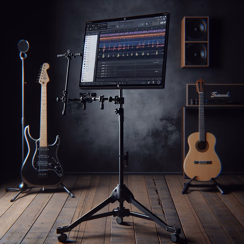 The Harmonix Portable Stand System is a versatile and lightweight music stand designed for musicians on the go. Ideal for studio use or live performance, it features robust adjustability and quick setup.