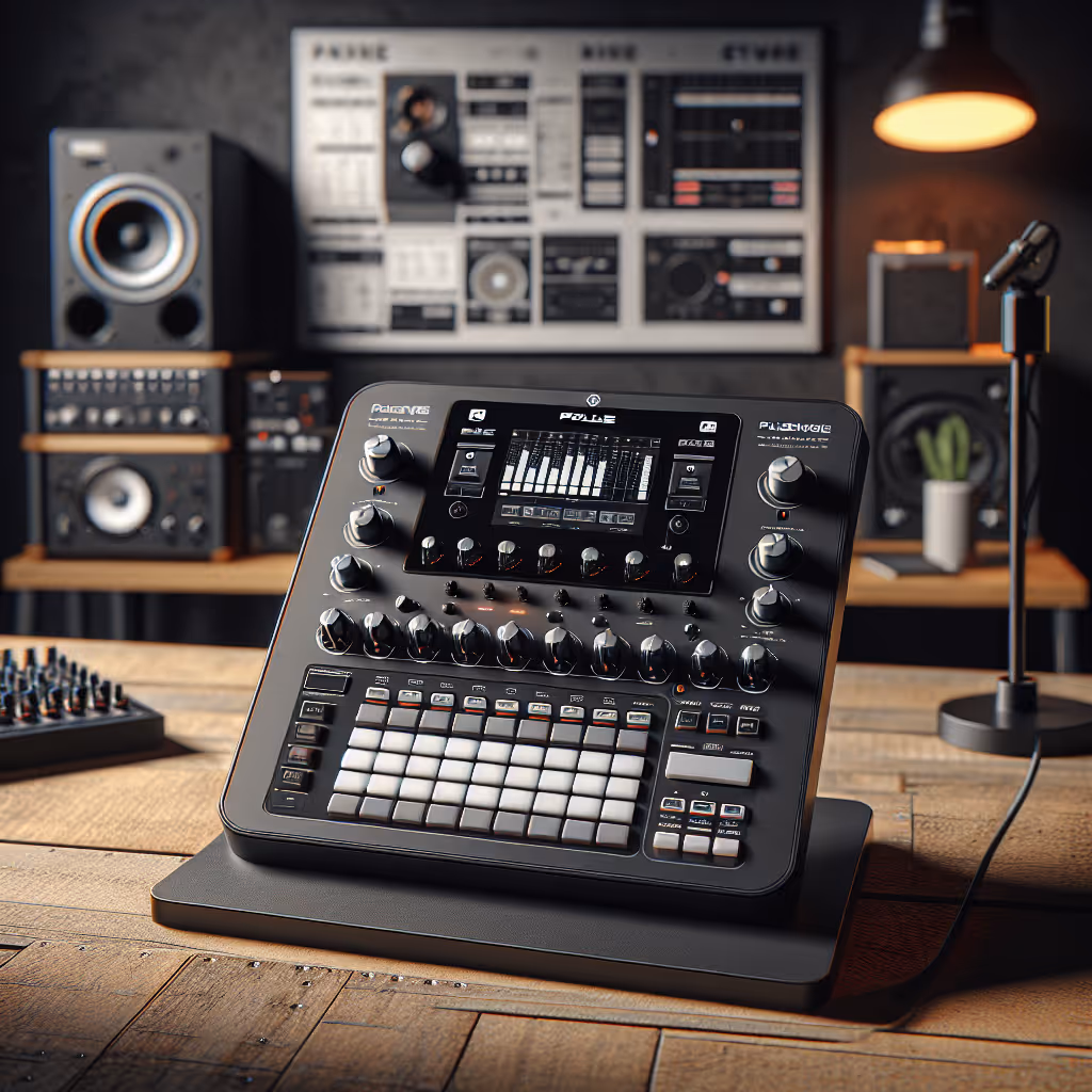 The PulseWave BeatSync Drum Pad is a high-resolution electronic percussion instrument designed for home musicians and indie artists seeking a dynamic and inspiring drumming experience.