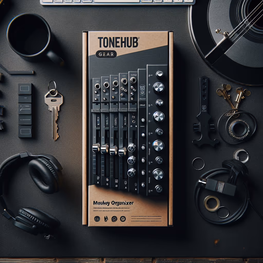 Keep your keys safe and accessible with the ToneHub Gear MusiKey Organizer, designed for musicians and music lovers alike.