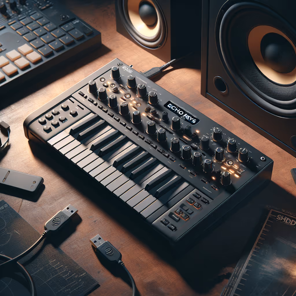 The StudioRhythm EchoKeys is a versatile and compact MIDI keyboard designed for both beginners and experienced musicians, offering customizable velocity-sensitive keys and USB connectivity.
