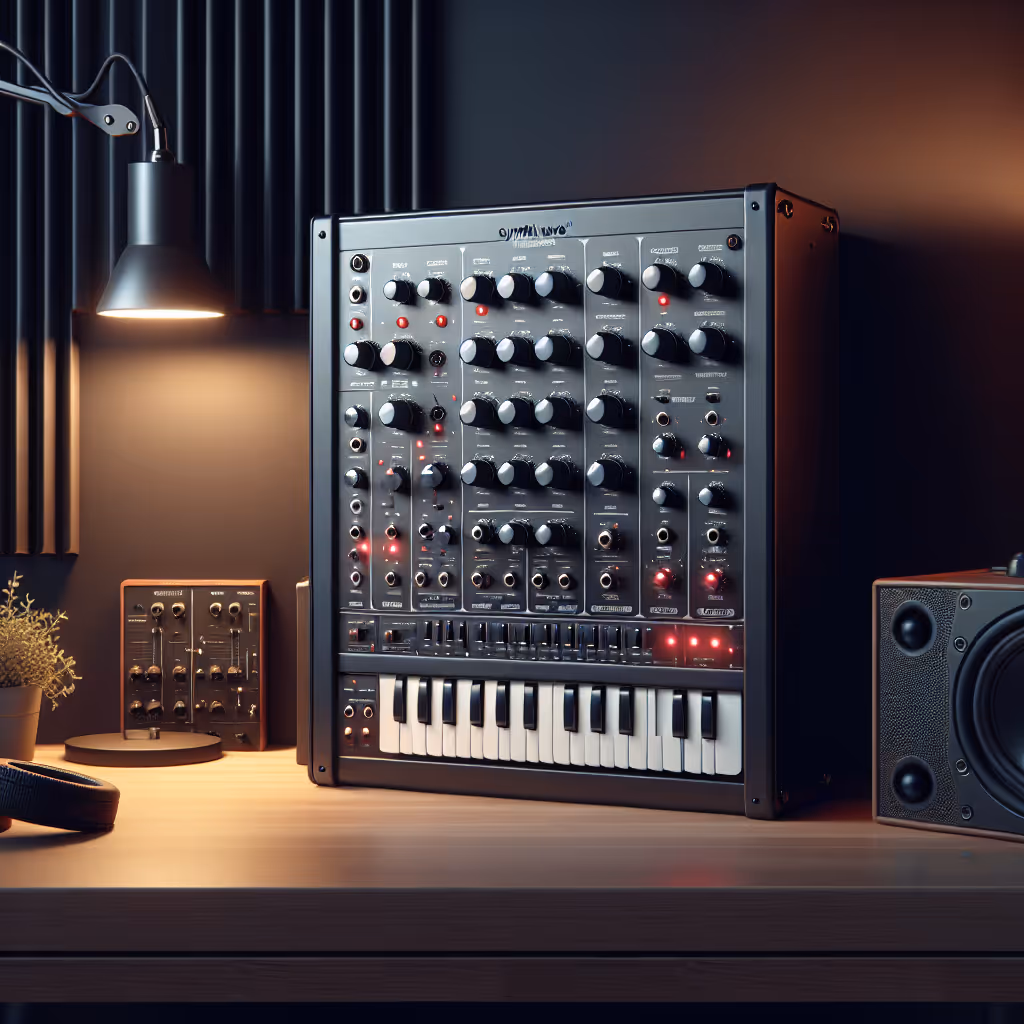 The SynthWave Mini Seismic Synthesizer is a compact yet powerful synthesizer perfect for musicians of all levels. With its wide range of sound options and user-friendly interface, it is ideal for studio use or live performances.