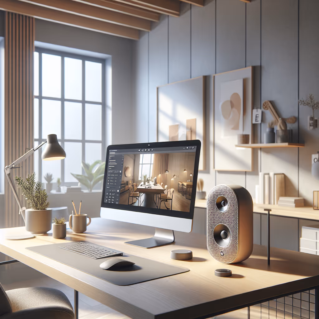 The QuietHub Sound Oasis is an innovative noise-cancellation desk pad designed to enhance focus and reduce distractions in your workspace.