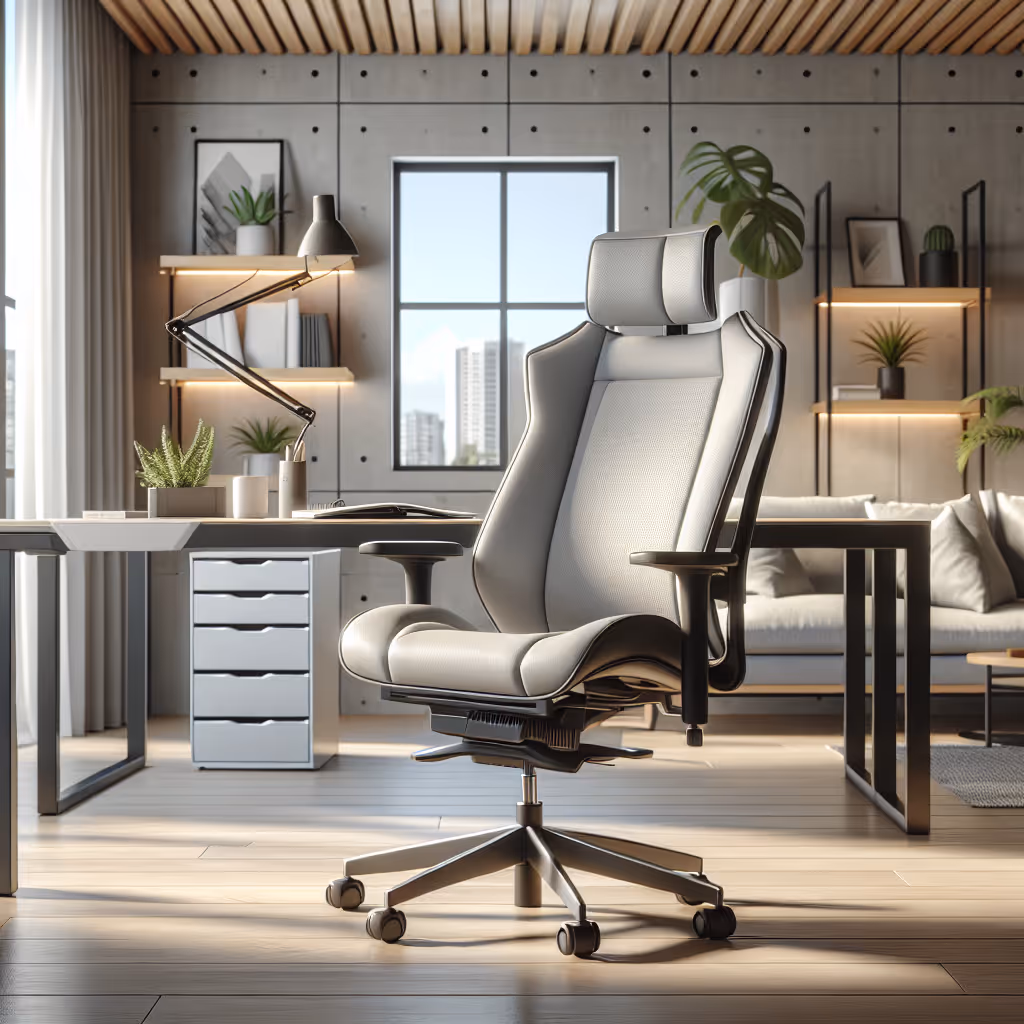 The FocusCraft BalanceSwivel Office Chair combines sleek design with ergonomic support, featuring a revolutionary 3D balance mechanism for perfect body alignment and comfort throughout your workday.
