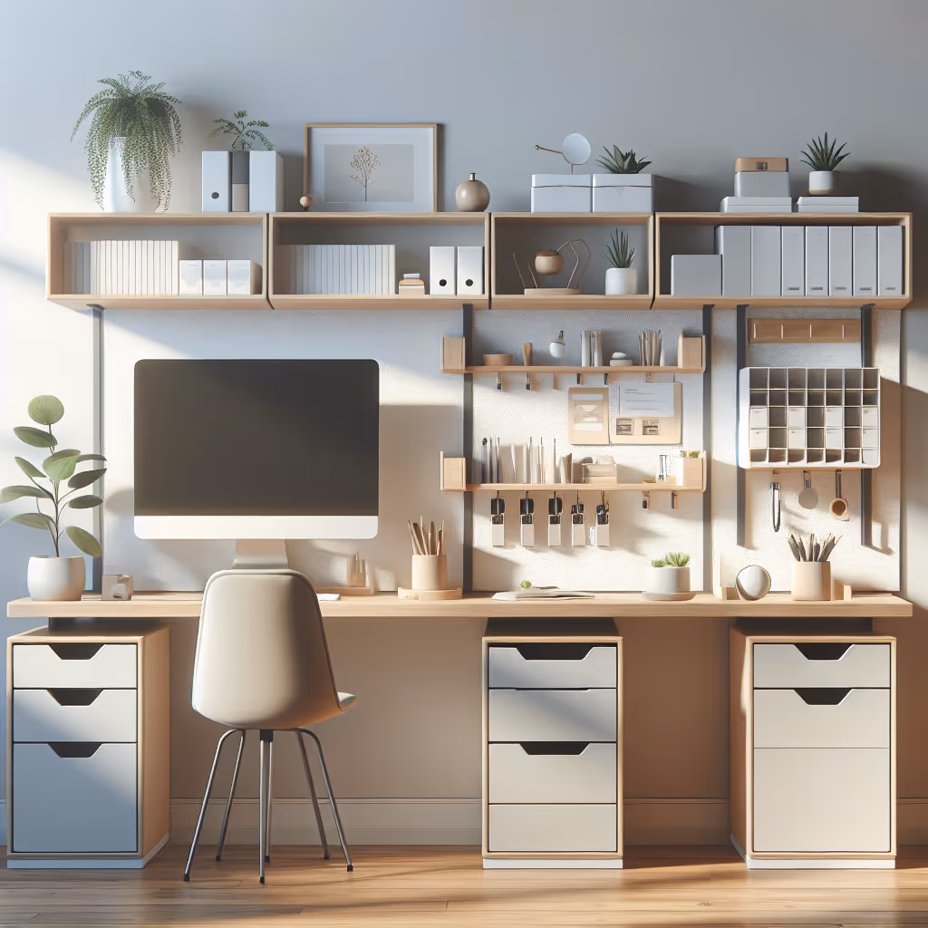 This CalmMind Desk Tidy Hub provides a complete solution to organize your home office with style. It features multiple compartments to keep your workstation clean and clutter-free.