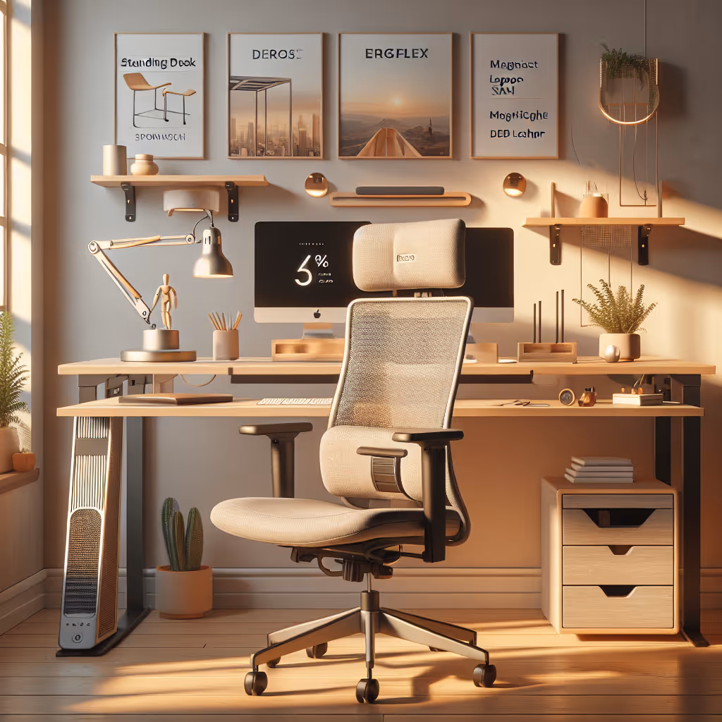 The BreezeWay Lumbar Support Desk Cushion offers ergonomic comfort, encouraging ideal posture for extended remote work sessions. Its sleek, minimalist design fits seamlessly in any modern home office setup.