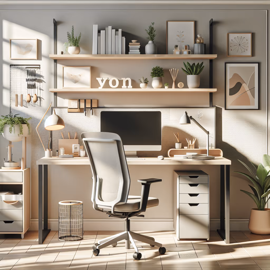 The ZenFlex Ergonomic Desk Shelf elevates your workspace setup, offering additional storage and enhanced desk organization for optimal efficiency.