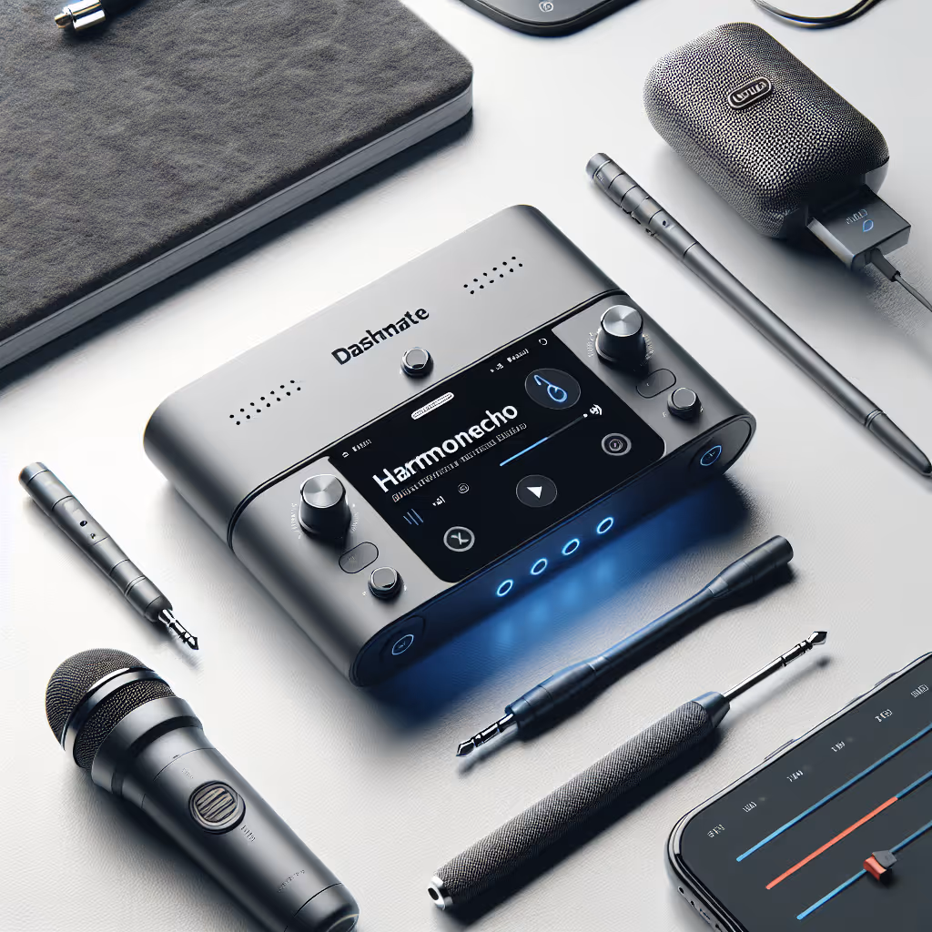 Enhance your vehicle's audio experience with the DashMate HarmonEcho Bluetooth Audio Equalizer, offering intuitive controls and superior sound quality for every journey.