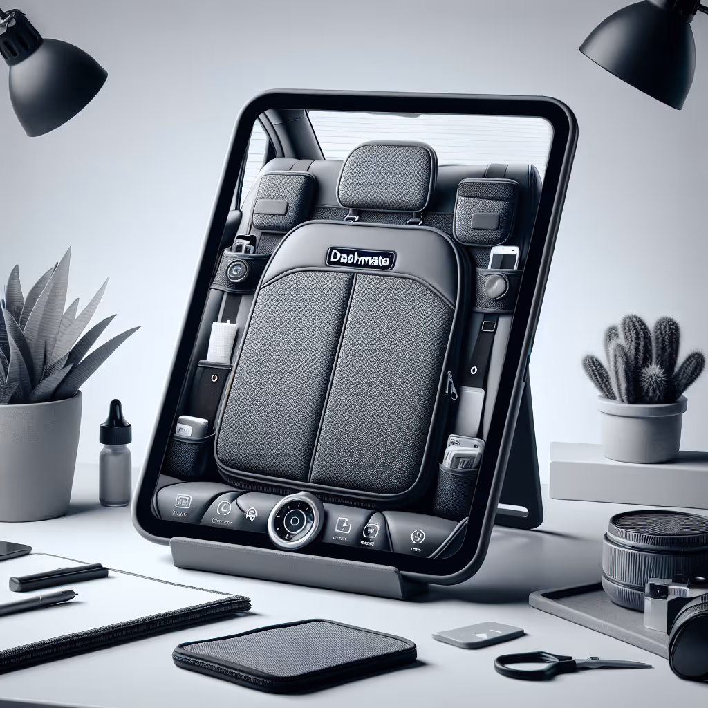 Elevate your car’s comfort with the DashMate SeatBack Organizer, designed for easy access and smart storage during road trips or daily commutes.