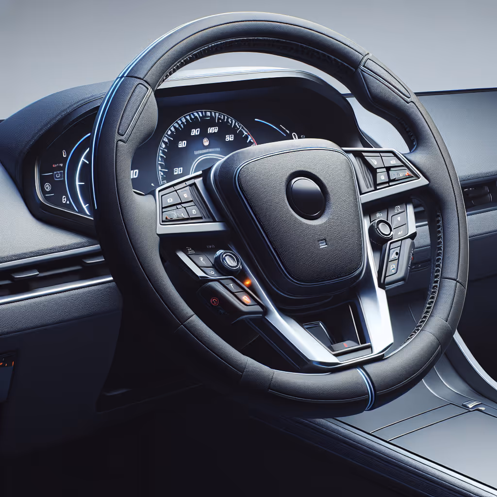 Enhance your driving comfort and safety with the DashMate SafeGrip Steering Wheel Cover, providing a non-slip, ergonomic grip in all weather conditions.