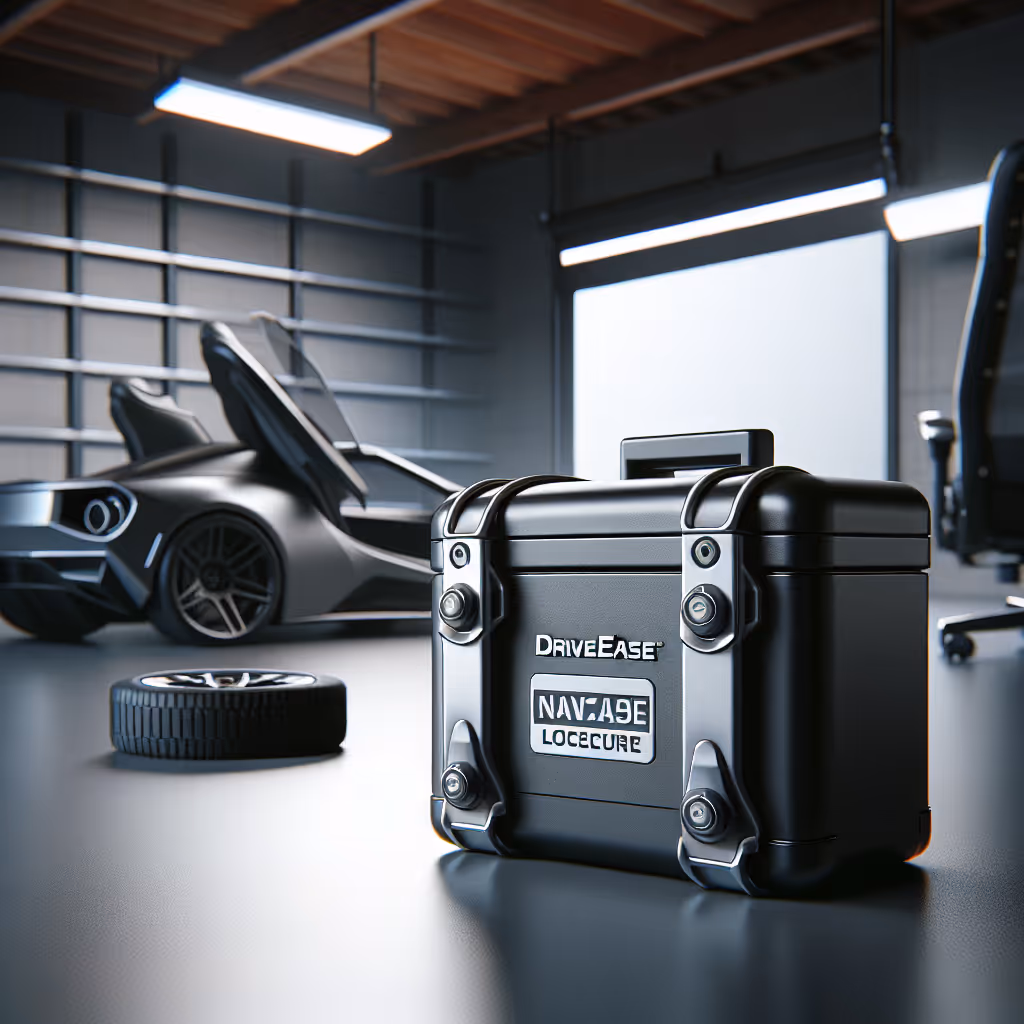 The DriveEase NanoSecure LockBox is a compact, car-friendly safe designed to secure your valuables while on the go. This sleek, durable box is engineered to fit under most car seats, providing security with ease.