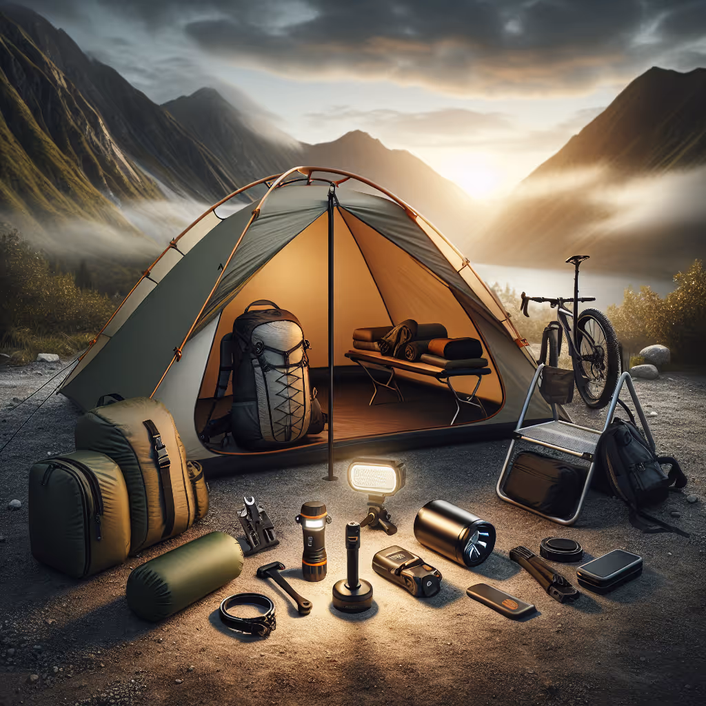 The TrailNest GlowBrite Lantern is a rugged, portable solar-powered lantern designed for campers and adventurers. With multiple lighting modes and a USB charging port, it's perfect for illuminating your campsite.