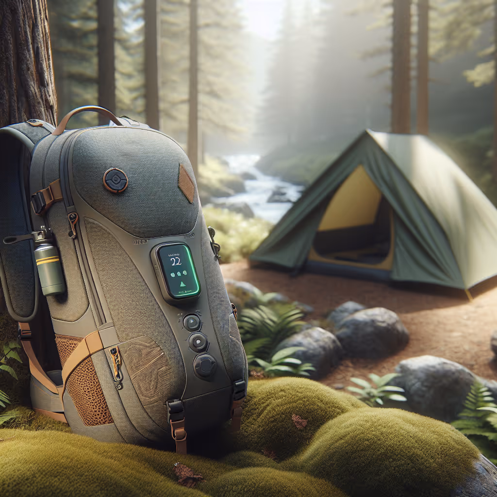 The TrailNest Smart Hydration Backpack allows adventurers to stay hydrated with ease, featuring a smart reminder system, ergonomic design, and solar-powered recharging.