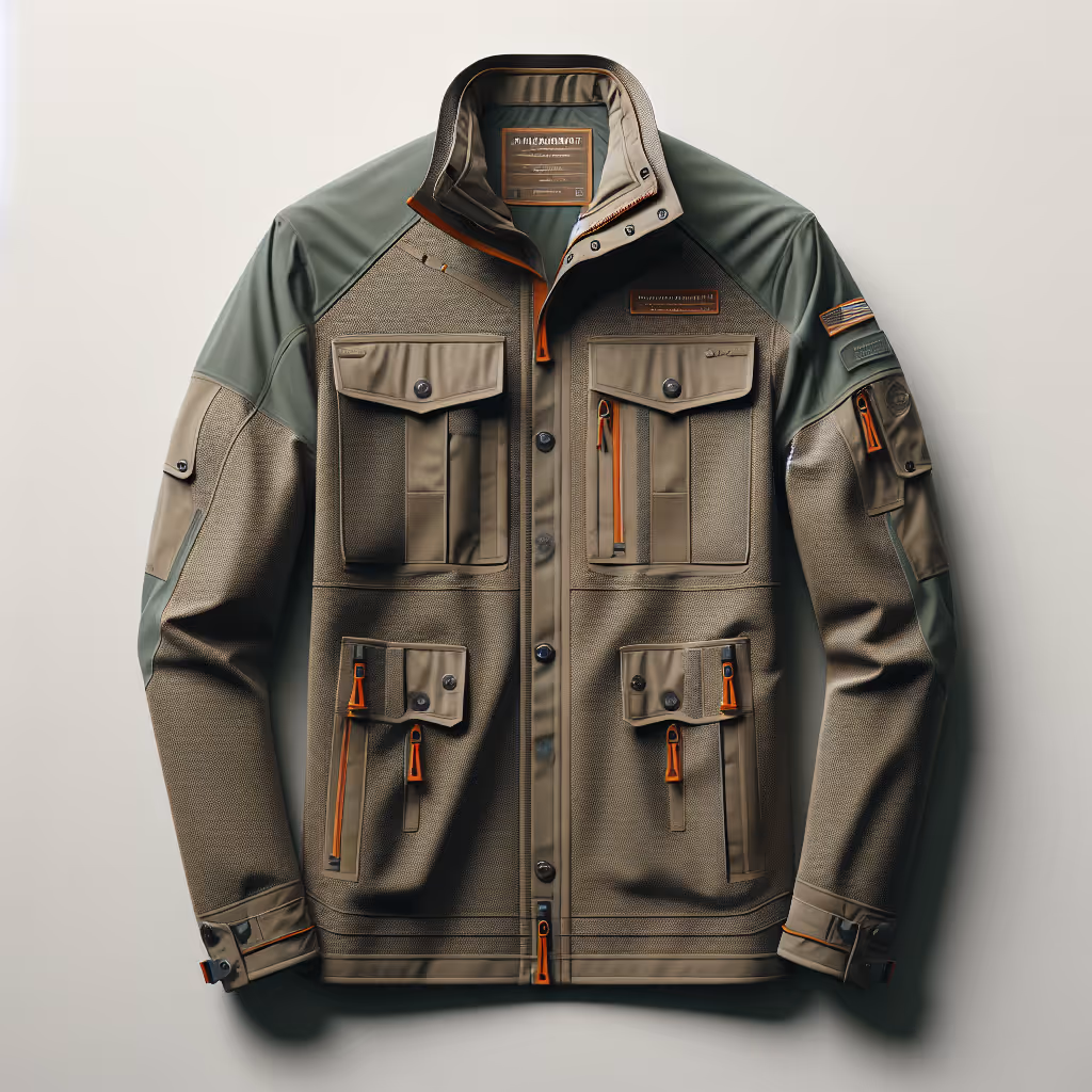 The TrailNest EcoDry Camp Jacket is a lightweight, waterproof jacket designed for adventurous travelers and campers who need to stay dry and comfortable in unpredictable weather.