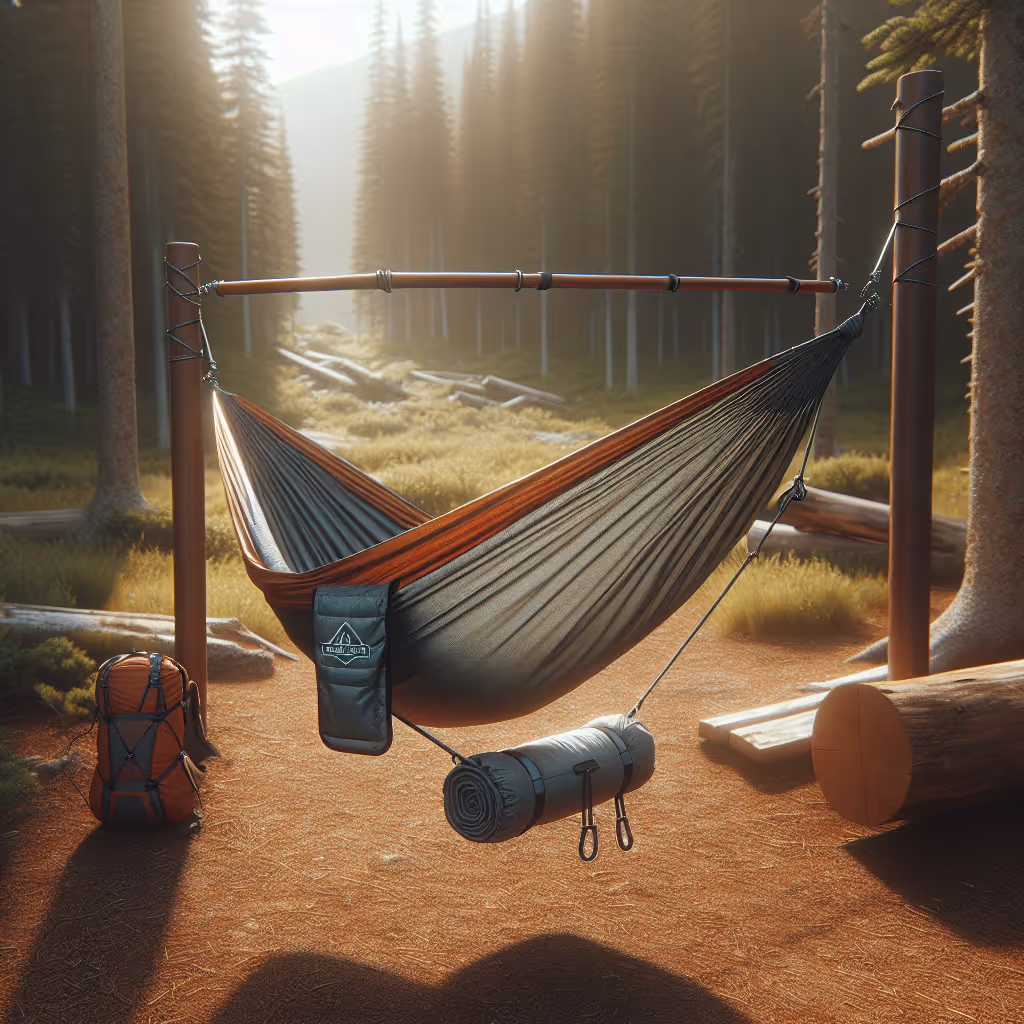 The TrailNest BreezeLite Portable Hammock is a lightweight and easy-to-set-up hammock, perfect for adventurers seeking quick relaxation during hikes and camping trips.