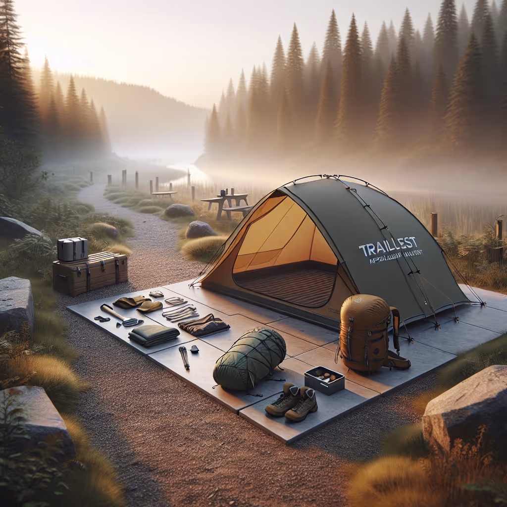 The TrailNest RapidSet Ultralight Tent is a portable and easy-to-assemble solution for solo adventurers, designed to withstand various weather conditions.