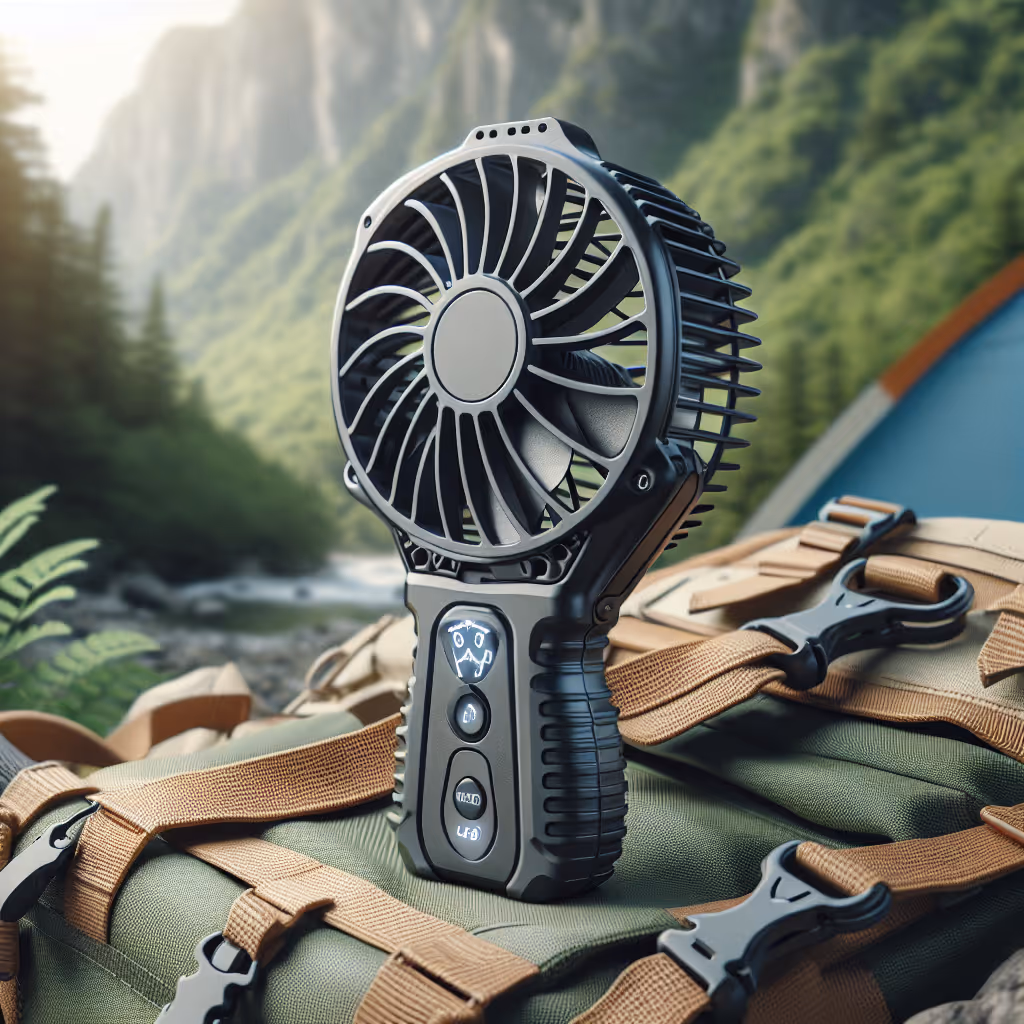 The TrailNest TurboCool Personal Fan is a compact, rechargeable fan designed to keep you cool on your outdoor adventures. Enjoy a breeze wherever you are with its convenient clip-on feature and LED light functionality.