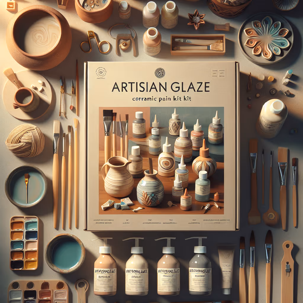 The ArtisanGlaze Ceramic Paint Kit empowers hobbyists to create stunning, custom ceramic pieces. Complete with various color glazes and essential tools for detailed work, it's perfect for artisans at any skill level.
