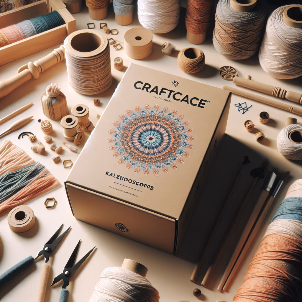 Explore cutting-edge craftsmanship with the CraftAce Kaleidoscope Weaving Kit, offering everything you need to create stunning, intricate woven art pieces.