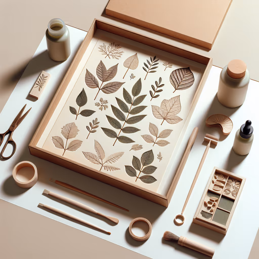 The NatureCrafts Premium Leaf Print Kit lets you create stunning, botanical-inspired prints. Perfect for nature lovers and DIY enthusiasts.