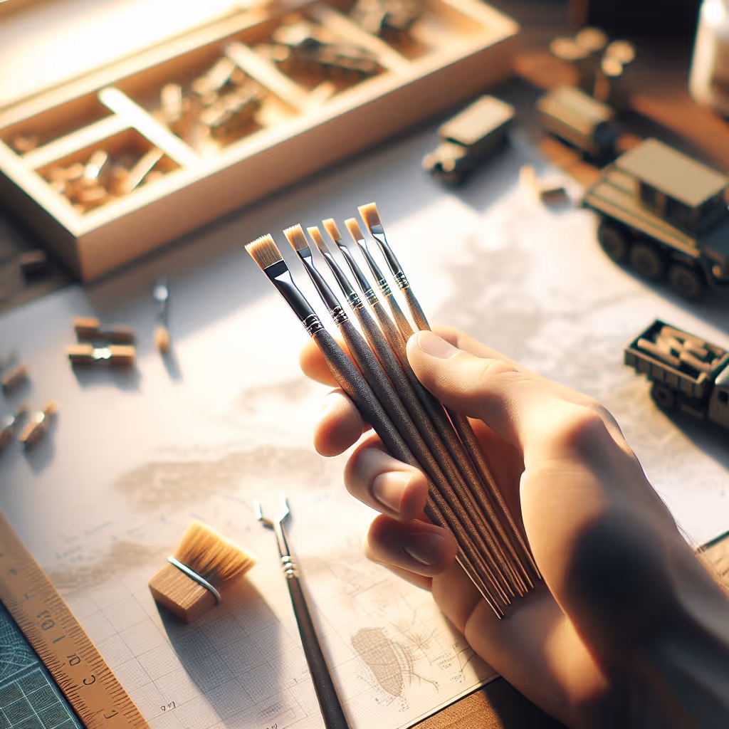 Achieve intricate details with ease using our Miniature Model Detail Brush Set, ideal for precision work in model making, art, and craft projects.