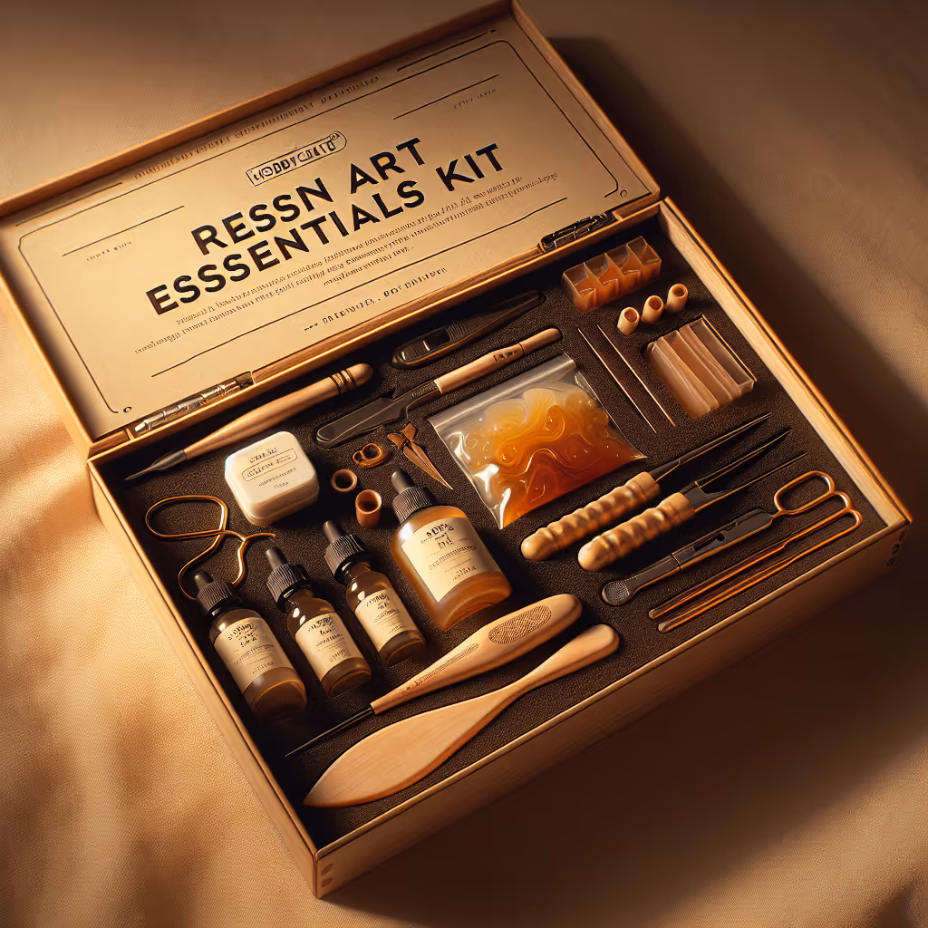 An essential toolkit specifically designed for resin crafting enthusiasts, the Resin Art Essentials Kit includes everything needed to start exploring the creative and therapeutic world of resin art.