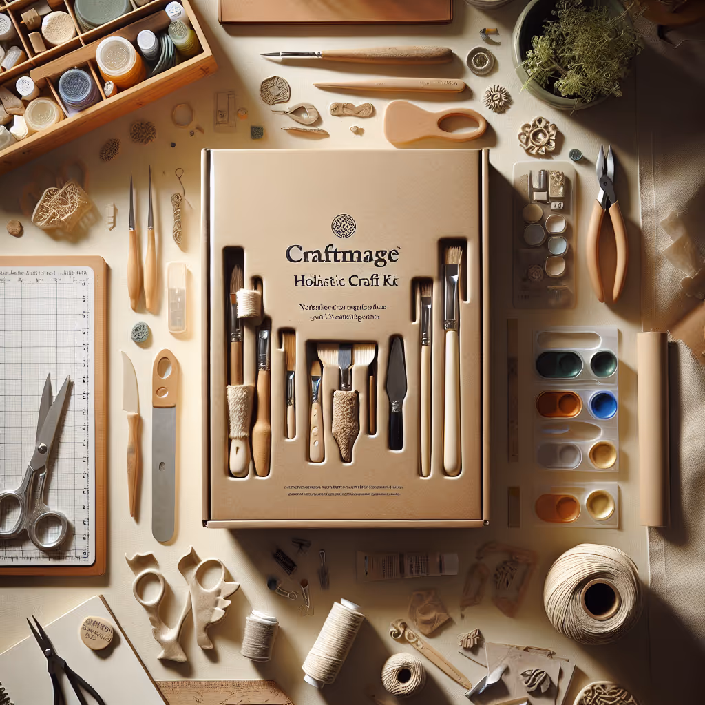 Unleash the potential of your crafting or DIY projects with the CraftMage Holistic Craft Kit. Featuring a curated selection of versatile tools and materials, it's perfect for sparking creativity in both beginners and seasoned hobbyists.