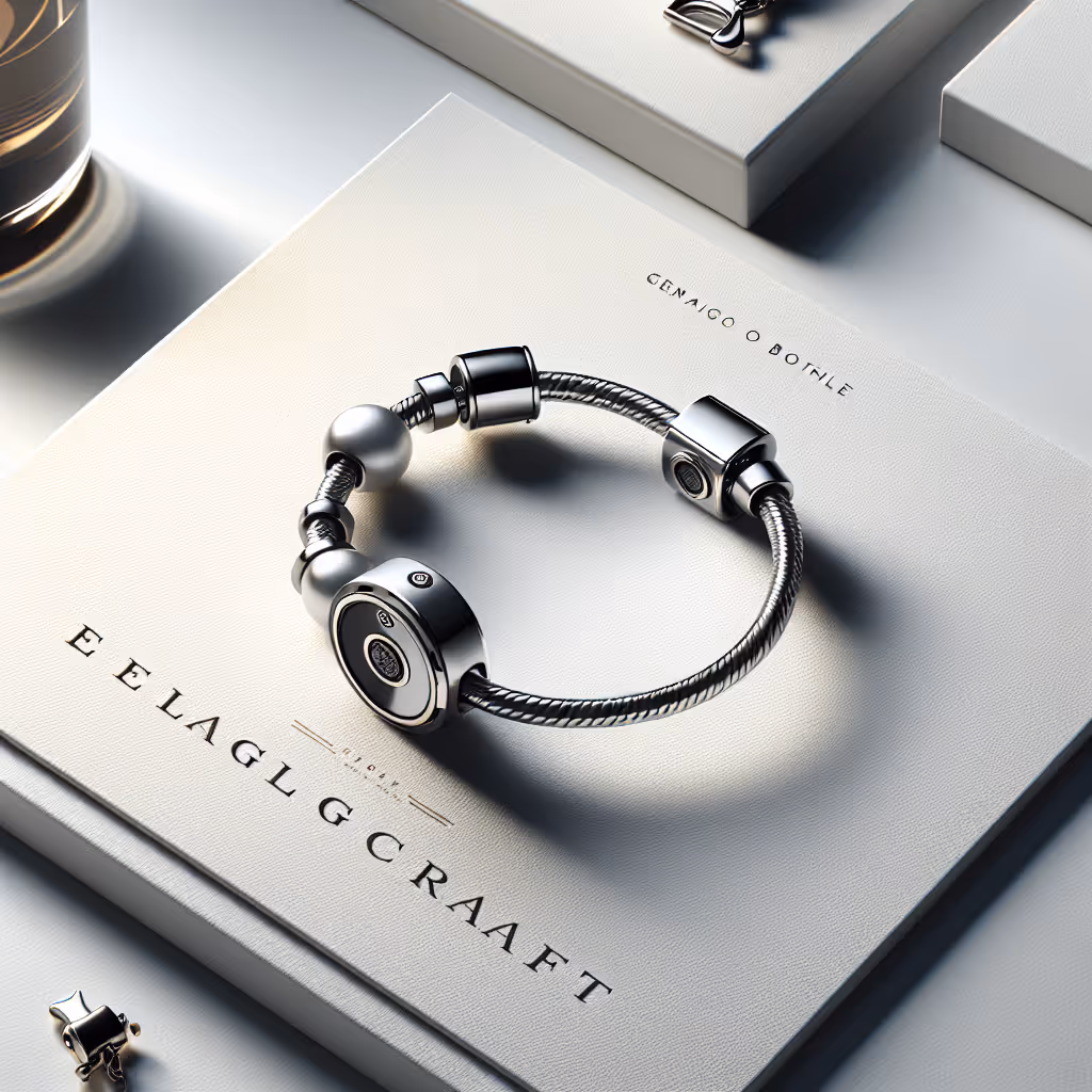 The EleganceCraft NeoStone Charm combines sleek design with timeless elegance, offering a luxurious addition to your customizable bracelet.