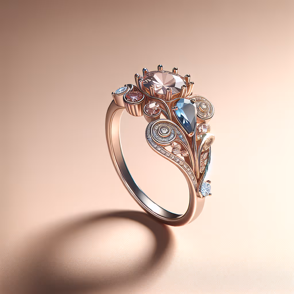 Introducing the EleganceBound Delicate Jewel Ring, a customizable jewelry piece combining modern design with timeless elegance. This sleek ring allows shoppers to personalize their jewelry with customizable stone options, capturing unique essence and style.