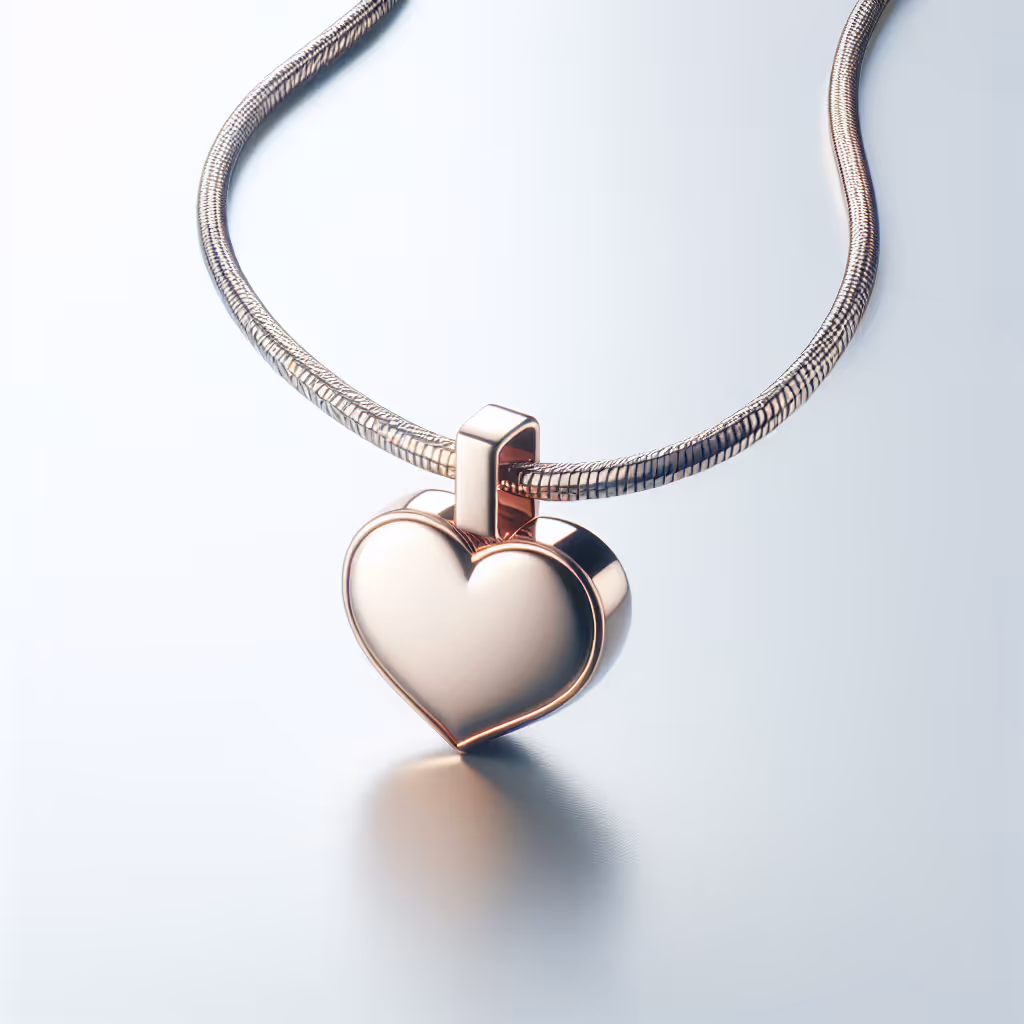 The EleganceLink Memory Heart Charm is a timeless piece featuring a customizable heart accent infused with a contemporary design, perfect for personalizing any jewelry collection.