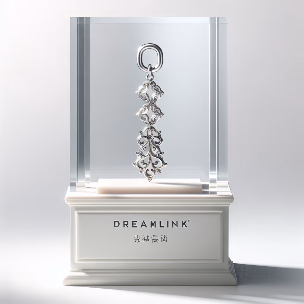 The Enchanting DreamLink Charm offers an exquisite touch to any bracelet, combining elegance with personalization through an optional engraving feature.