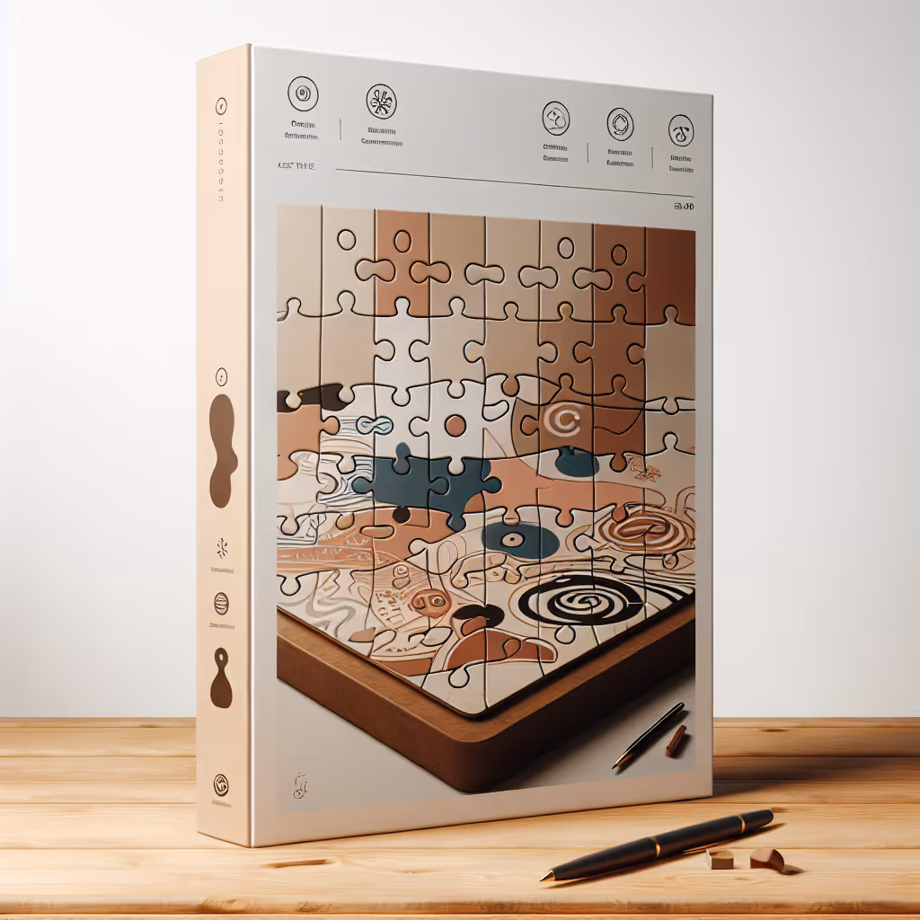 A playful and versatile Puzzle Desk Pad that you can personalize with photos or designs. Perfect for adding a splash of creativity to your workspace.