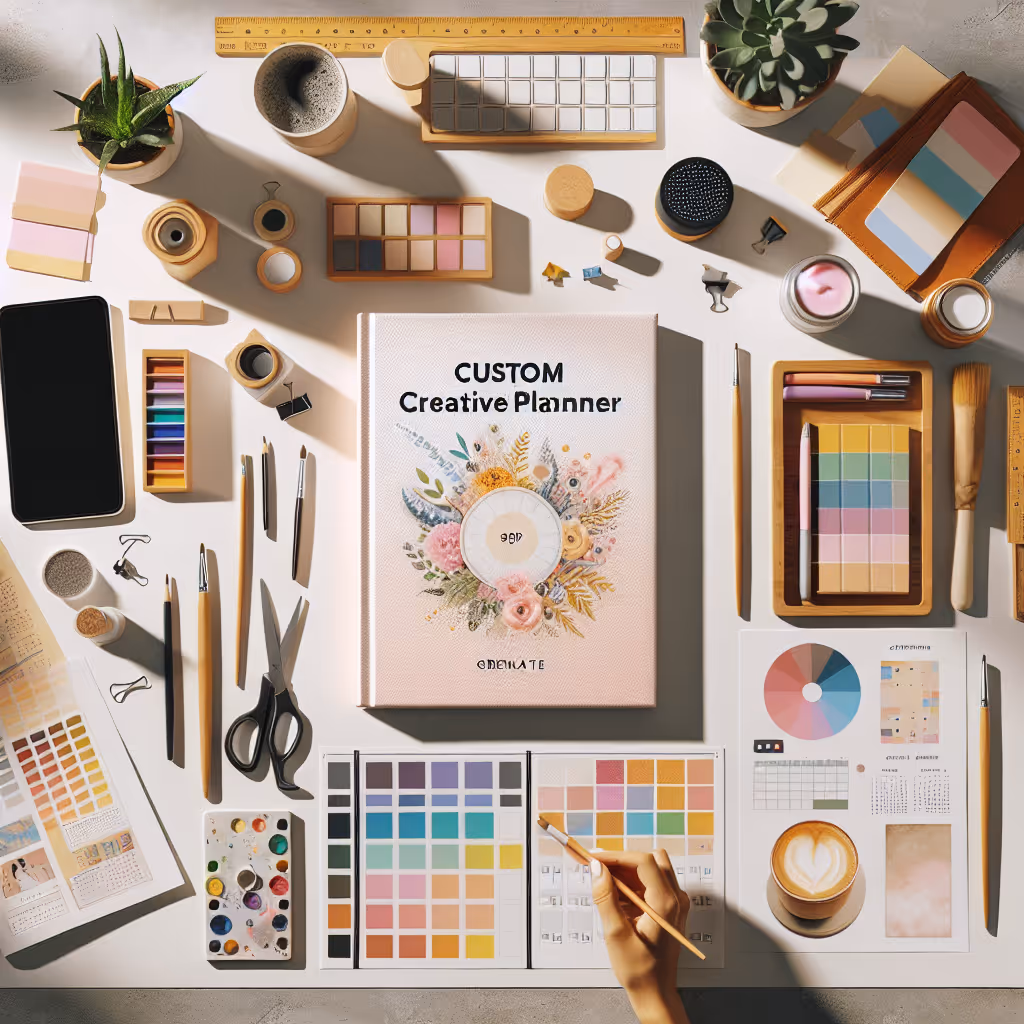 The Personalized Creative Planner is a custom-designed journal perfect for organizing your life with style. Choose from a variety of designs or upload your own to create a unique planner that reflects your personal taste.