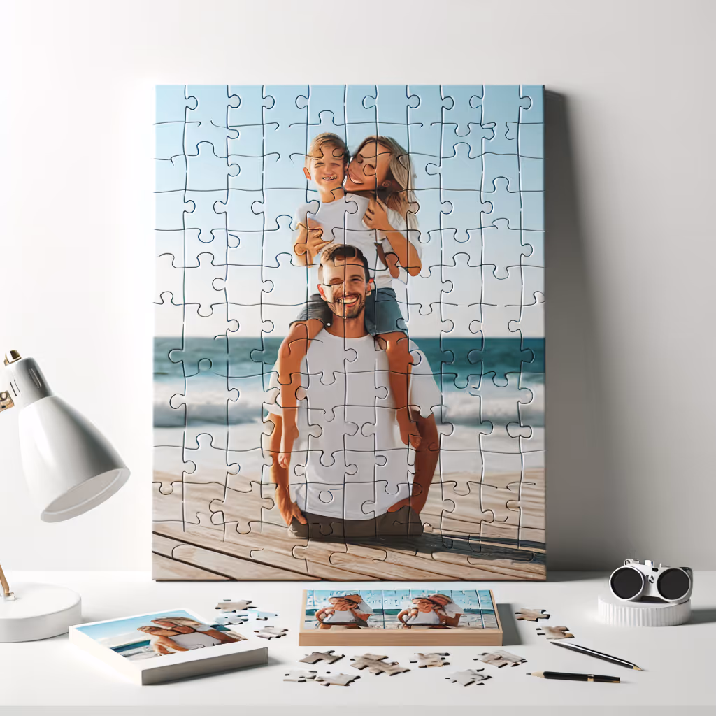 Create unique and memorable gifts with our Photo Memory Puzzles. Customize with your own photos for a fun and personal puzzle-solving experience.