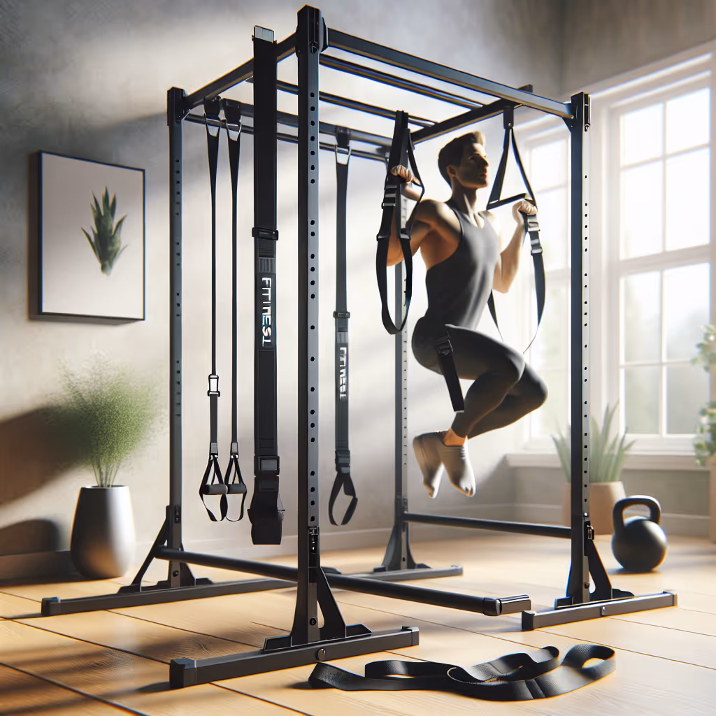 The FitNest MultiStrap Trainer is a versatile bodyweight training system that allows you to perform a wide range of exercises anywhere at home.